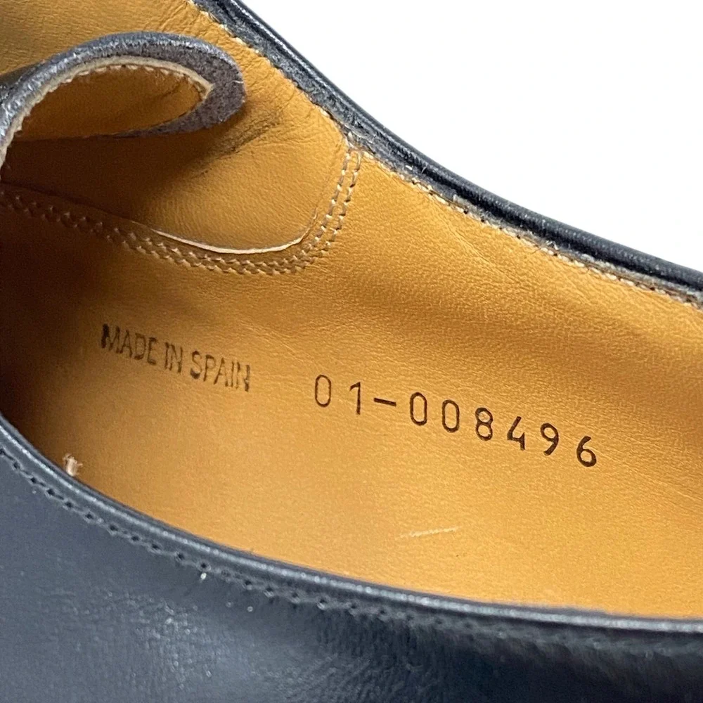 Mezlan black leather